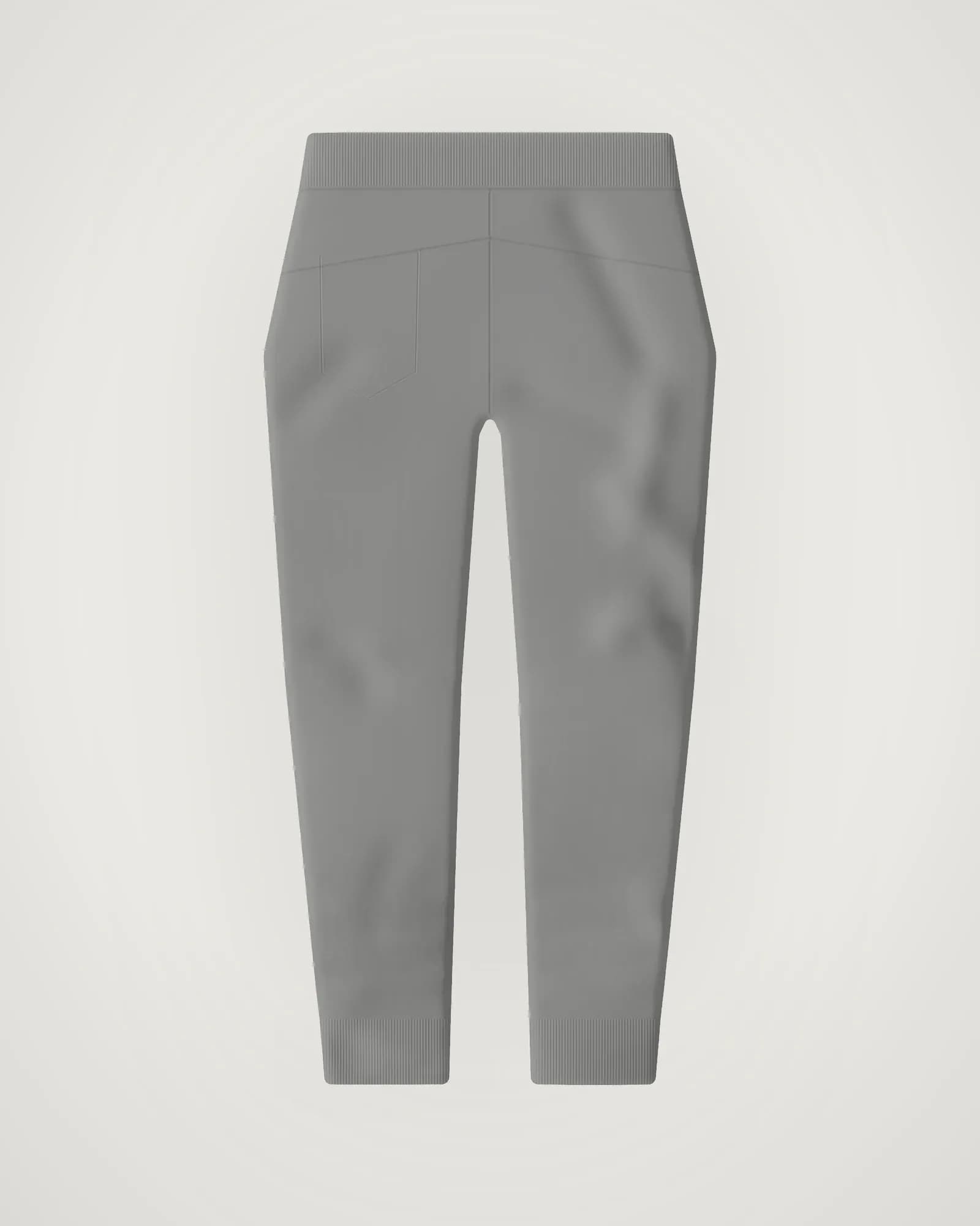 Corteiz x Denim Tears Island Wreath Sweatpant 'Grey', vista trasera