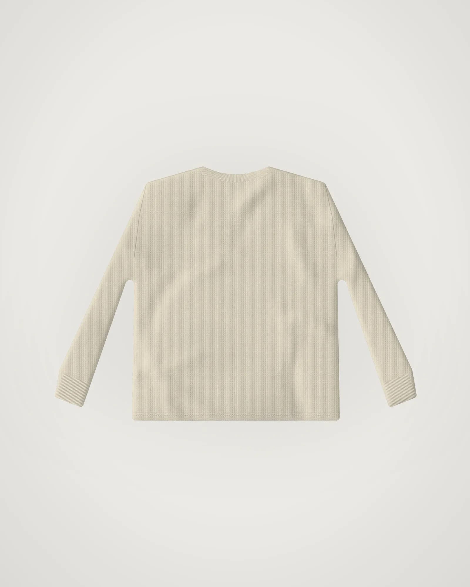 Corteiz x Denim Tears Island Wreath Waffle Thermal 'Cream', vista trasera