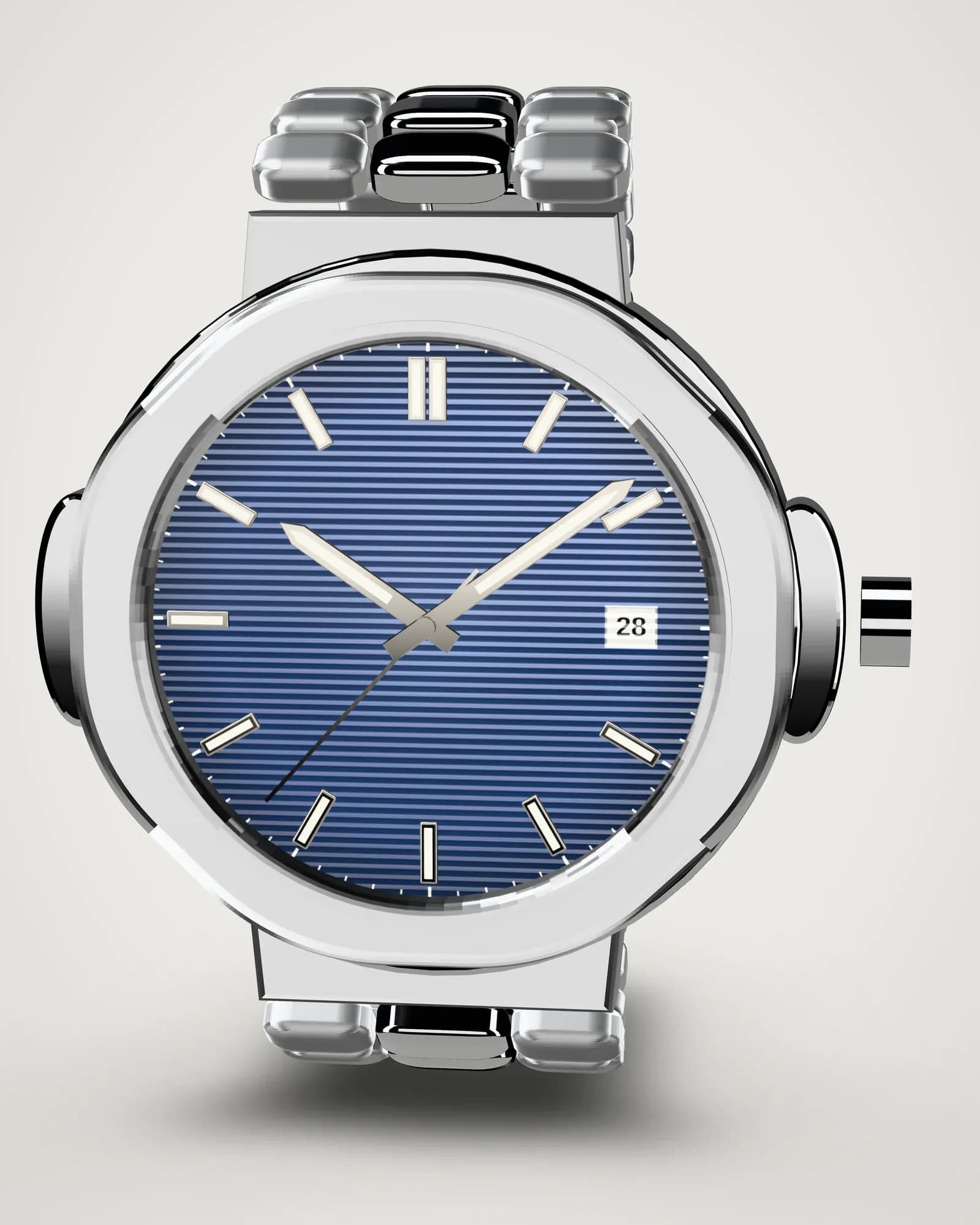 Patek Philippe Nautilus 5811/1G 'Blue', detalle de la esfera
