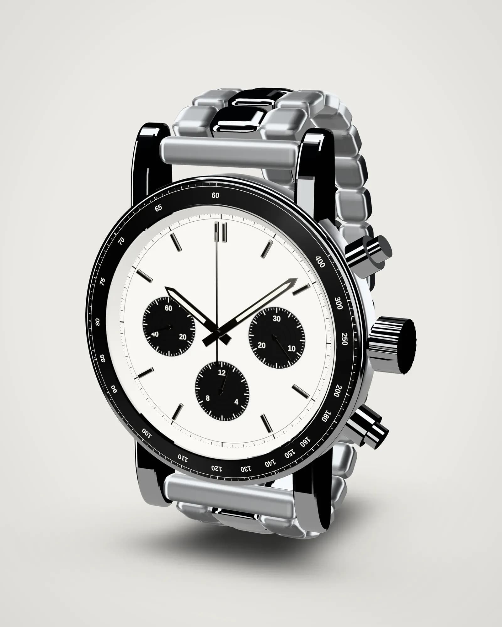 Rolex Cosmograph Daytona 126500LN 'Panda', vista tres cuartos