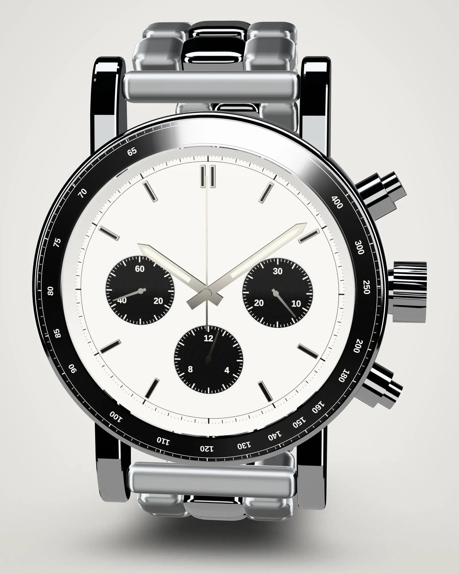 Rolex Cosmograph Daytona 126500LN 'Panda', detalle de la esfera